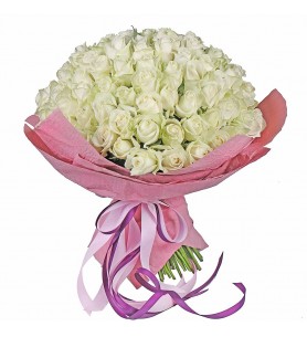 Buket 101 Beyaz Gül (Mnt-101-B)